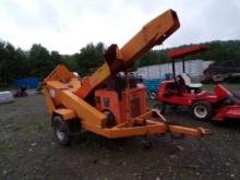 Tow-Behind Wood Chipper, Dsl. Engine, Single Axle, Turns Over, Won't Start,