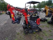 New AGT Industrial Mini Excavator MX15RX, Side Controls, Canopy, Manual Thu