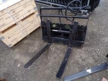 New Giyi 29'' Hyd. Mini Skid Loader Adjustable Pallet Forks, Model GY-CYHC