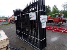 New KJ 20' x 7' Metal Farm Drivewawy Gate - Deer Motiff Style