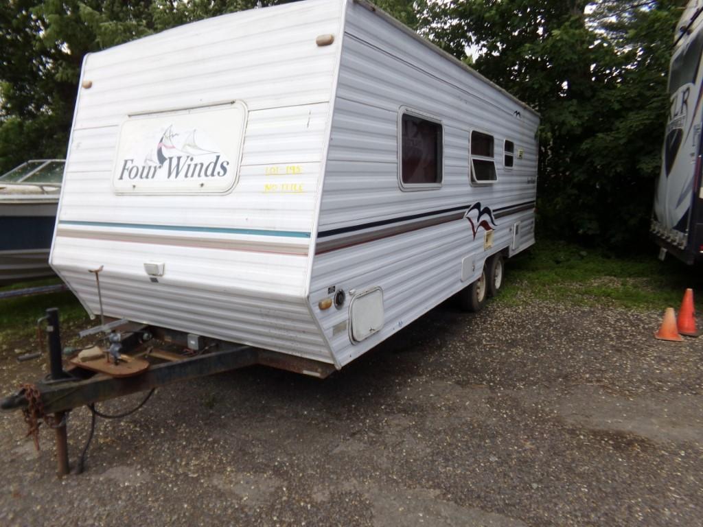 2001 Four Winds Lite 24QB Bumper Pull Tandem Axle Camper, NO PAPERWORK / BO