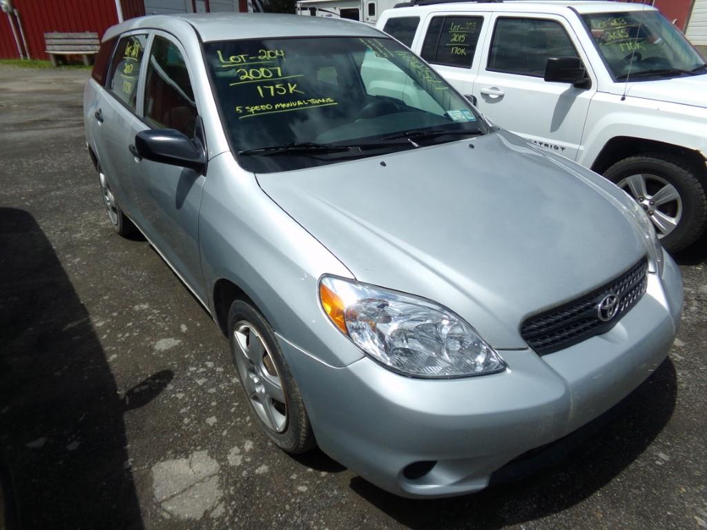 2007 Toyota Carolla Matrix, 5 Speed Manual Transmission, Gray, 175,024 Mile