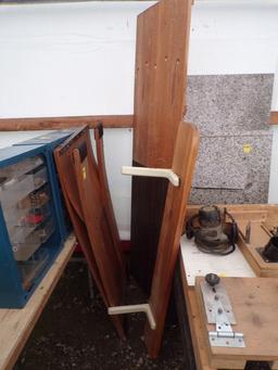 Spring Board - 21'' x 73'' Wooden Plank and 51'' x 7'' Wooden Shelf