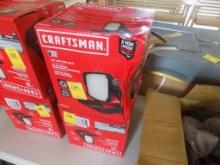 (2) New 20 Volt Cordless Craftsman Work Lights (2 x Bid Price)