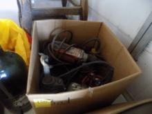 Box of Assorted Corded Power Tools, Mostly Drills