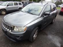 2011 Jeep Compass Latitude 4x4, Gray, 178,014 Miles, VIN#: 1J4NF1FB4BD25186