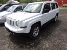 2015 Jeep Patriot Latitude 4x4, White, 170,737 Miles, VIN#: 1C4NJRFB5FD3651