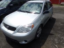 2007 Toyota Carolla Matrix, 5 Speed Manual Transmission, Gray, 175,024 Mile