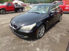 2008 BMW 5 Series 528X1 AWD, Leather, Sunroof, Black, 139,812 Miles, Vin #