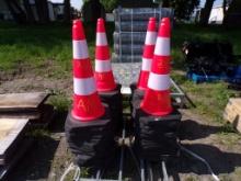 New (60) Orange Safety  Road Cones, 29'' Tall (60 x Bid Price)