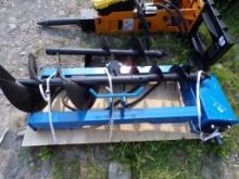 New Giyi Hydraulic Skid Steer Auger Drive with (3) Bits, 8'', 12'', 16''