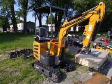 New AGT MX12RX Mini Excavator with 420ccEngine, Side Controls, Canopy, Manu