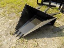 New JMR Stump Bucket for Skid Steer Loader