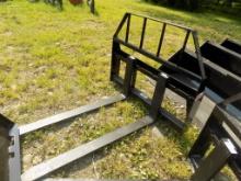 New 48'' Kivel Pallet Forks for Skid Steer Loader, 3500 Lb. Capacity