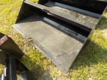 New Swict 72'' Bucket for Skid Steer Loader
