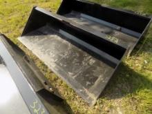 New Swict 78'' Bucket for Skid Steer Loader