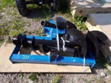 New Giyi Hydraulic Skid Steer Auger Drive with (3) Bits, 8'', 12'', 16''