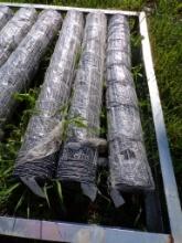 (3) New Rolls of 4' Hot Dip Galvanized Field Fence, Hinge Knot (3 x Bid Pri