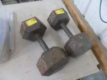 Pair Of 40 Lb. Dumbbells