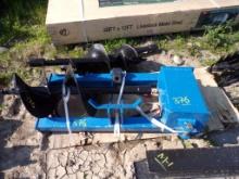 New Giyi Hydraulic Skid Steer Auger Drive with (3) Bits, 8'', 12'', 16''