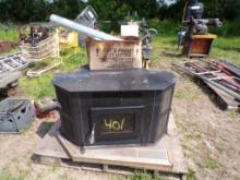 Corn Flame Energy Solid Fuel Room Heater, 120V, Uses Shelled Corn Only and