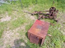 Old Wood Stove, VERY RUSTY and a  3 PTH Sickle Bar Mower