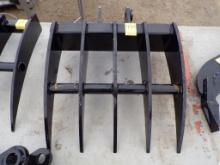 New 16'' Heavy Duty Mini Excavator Root Rake