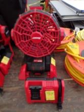 Bauer 20V  2 Speed Portable Fan with (1) Battery and Charger