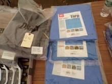 NIB (3) 5' 6'' x 7' 6'' Light Duty Tarps and Duluth Trading Co. Auto Catcha