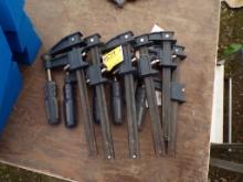 (6) 6'' Quick Release Bar Clamps
