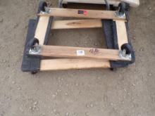 (2) Haulmaster 1000 Lb. Movers Dolly, 30'' x 18'' (2 X BID PRICE)
