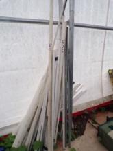 Group Of Assorted Size & Length PVC Pipe