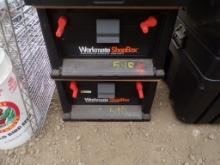 (2) Black & Decker Workmate Portable Projector Center Shop Boxes