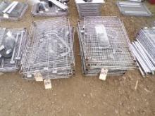 (2) 6-Tier Adjustable Wire Shelf Units, 30'' x 18'' - NO LEGS, Casters, Ext
