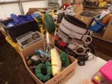 (3) Buckingham Safety Harness Belts, Sizes 24, 25, 28 with a Box of Large Q