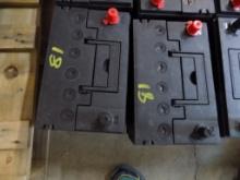(2) New Old Stock Top Post Batteries, 10'' L, 6 1/2'' W, 8 1/2'' Tall with