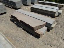 (4) Sawn Top & Bottom Natural Face 6'' Steps (1) 14'' x 54''  (1) 12'' x 72