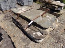 (3) Lg Fossiled Field Stone Steps, 5'' - 8'' x Asst Lg Sizes - Sold by the