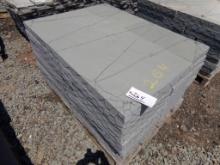 Thermaled Driveway Pavers Heavy Pattern 2 1/2'' x 12'' x 12'' Up To 18'' x