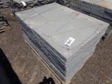 Thermaled Driveway Pavers Heavy Pattern 2 1/2'' x 12'' x 12'' Up To 18'' x