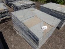 Thermaled Driveway Pavers Heavy Pattern 2 1/2'' x 12'' x 12'' Up To 18'' x