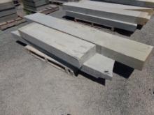 (4) Pieces 6'' Cutting Stock (1) 16'' x 54'' x 6'' (1) 16'' x 84'' x 6'' (1