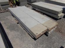 (4) 6'' Cutting Stock (2 16'' x 78'' (1) 16'' x 60'' (1) 16'' x 84''  33 SF