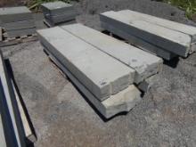 (4) 6'' Cutting Stock (4) 16'' x 72'' x 6''  32 SF SOLD BY SF ( 32 X BID PR
