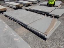 (4) 1 1/2'' Thermaled Cutting Stock Slabs, 4' x 6' - 11' Asst. Lengths, 160