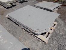(4) 2'' Thermaled Cutting Stock Slabs 4 1/2' x 5 1/2' x 2'' 99 SF SOLD BY S