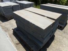 (8) Snapped Steps 16'' x 48'' x 6''  Nice SOLD BY THE PALLET