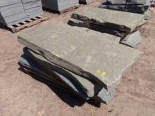 (4) Nursery Quarry Steppers 4'' x Asst. Large Sizes, SOLD BY THE PALLET