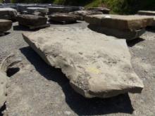 Large Quarry Slab Decorative Stone, 4 1/2' x 4' x 9''