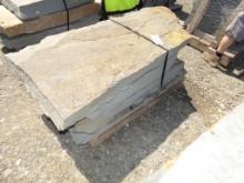 (4) Full Color Quarry Steppers - 4'' x 3' - 4', Sold by the Pallet